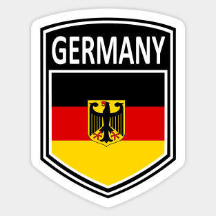 Flag Shield - Germany Sticker